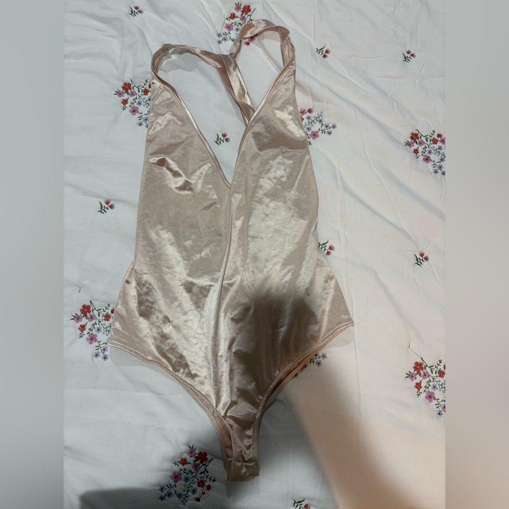 iHeartRaves Silky Nude Bodysuit